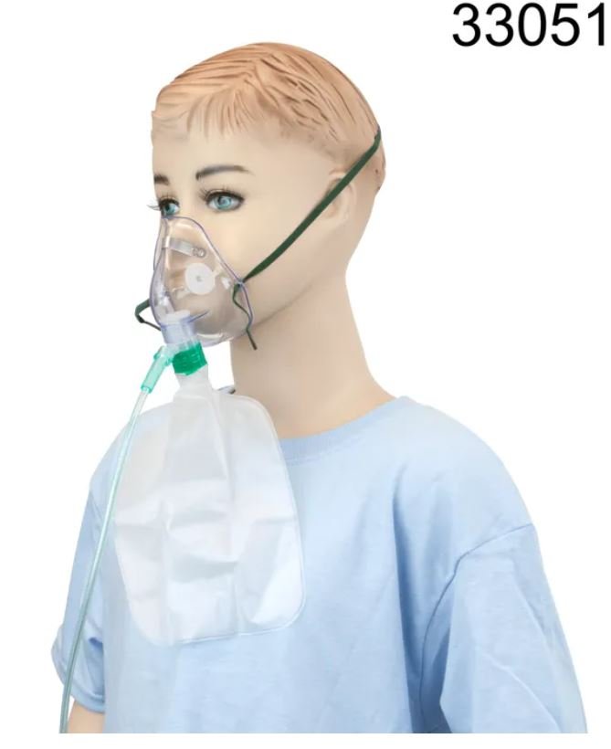 Non-Rebreather Pediatric Oxygen Mask